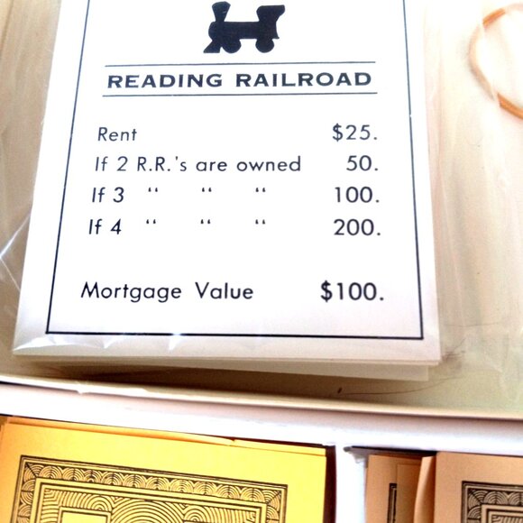 Vintage Monopoly Board Game 1974 Parker Brothers Complete - Picture 7 of 16